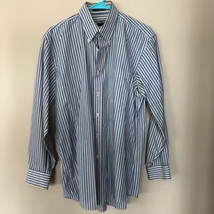 Men’s Kirkland Signature Blue & Yellow Dress Shirt